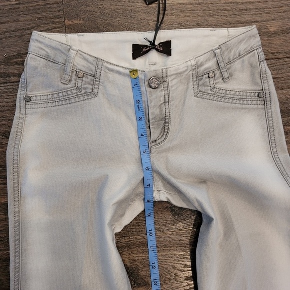 Roberto cavalli grey flared bell bottoms jeans new never worn - Picture 10 of 16